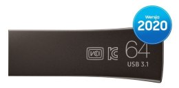 Pendrive BAR Plus USB3.1 64 GB Titan Gray