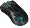 Mysz gamingowa bezprzewodowa Warlock GM-709L Optic RF RGB 2400 dpi 8P