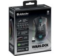 Mysz gamingowa bezprzewodowa Warlock GM-709L Optic RF RGB 2400 dpi 8P