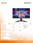 Monitor 27 cali M27QX GAMING 0,5ms/1MLN:1/WQHD/HDMI