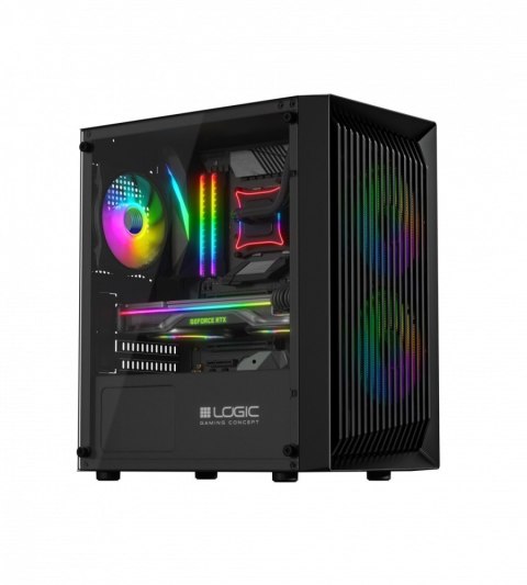 Obudowa komputerowa bez zasilacza LOGIC ATOS RGB MINI USB 3.0