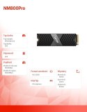 Dysk SSD NM800Pro Radiator 2TB NVMe 7500/6500MB/s