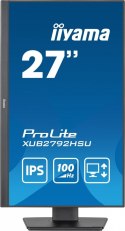 Monitor ProLite XUB2792HSU-B6 27 cali IPS,HDMI,DP,100Hz,SLIM,4xUSB3.2,PIVOT, HAS(150mm),2x2W