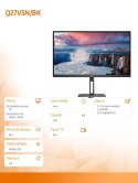 Monitor Q27V5N 27 cali VA HDMIx2 DPx2 Pivot