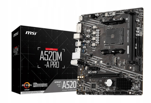 Płyta główna Micro ATX MSI A520M-A PRO AM4