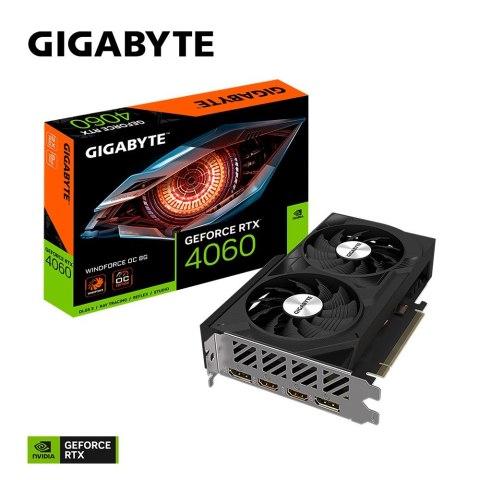 Karta graficzna GeForce RTX 4060 WINDFORCE OC 8G GDDR6 128bit 2DP