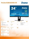 Monitor 23.8 cala ProLite XUB2463HSU-B1 IPS,100HZ,ECO,3ms,SLIM,HDMI,DP,2x USB3.22x2W,HAS(150mm),TCO,EPEAT