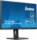 Monitor 27 cali ProLite XUB2763HSU-B1 IPS,100HZ,ECO,3ms,SLIM,HDMI,DP,2x USB3.22x2W,HAS(150mm),TCO,EPEAT