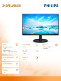 Monitor 241V8LAB 23.8 cala VA 100Hz HDMI Głośniki