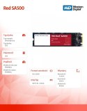 Dysk Red SSD 1TB M.2 2280 SA 500 WDS100T1R0B