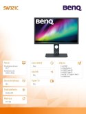 Monitor 31.5 cala SW321C 4K LED 4ms/4K/1000:1/HDMI