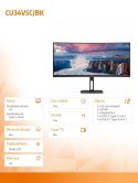 Monitor CU34V5C 34 cali Curved VA 100Hz HDMI DP USB-C