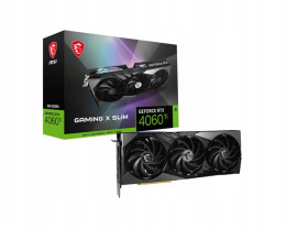 Karta MSI GeForce RTX 4060 Ti GAMING X SLIM 8GB GDDR6X DLSS 3