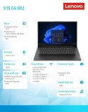 Laptop V15 G4 83A100LQPB W11Pro i7-1355U/16GB/512GB/INT/15.6 FHD/Business Black/3YR OS