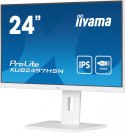 Monitor 24 cale XUB2497HSN-W2 IPS, USB-C Dock, HDMI, DP, 300cd, Pivot, HAS, biały /5y/