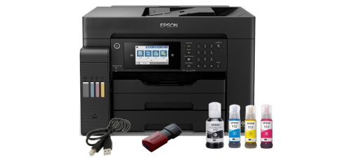 Urządzenie 4w1 atr. kolor Epson EcoTank L15160 A3+ Dupl. WiFi ADF +Pen Drive