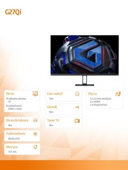 Monitor gamingowy 2K G27Qi